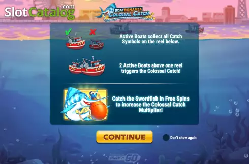 Οθόνη2. Boat Bonanza Colossal Catch Κουλοχέρης 