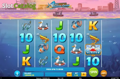 Οθόνη3. Boat Bonanza Colossal Catch Κουλοχέρης 