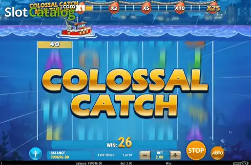 Οθόνη8. Boat Bonanza Colossal Catch Κουλοχέρης 