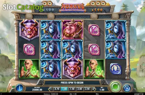 Οθόνη3. Monkey: Battle for the Scrolls Κουλοχέρης