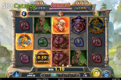 Οθόνη4. Monkey: Battle for the Scrolls Κουλοχέρης