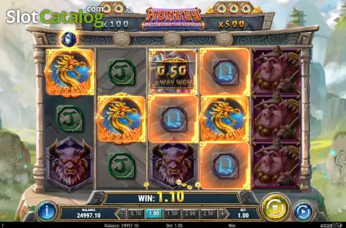 Οθόνη5. Monkey: Battle for the Scrolls Κουλοχέρης