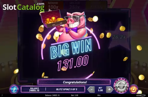 Οθόνη9. Piggy Blitz Κουλοχέρης