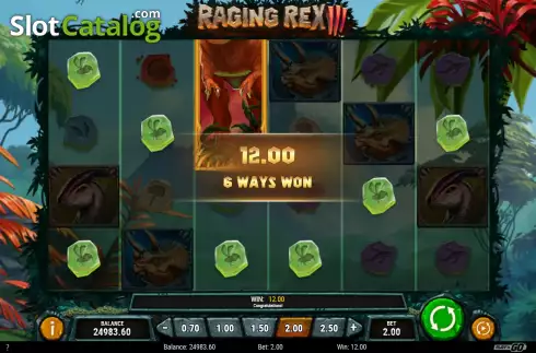 Οθόνη6. Raging Rex 3 Κουλοχέρης 