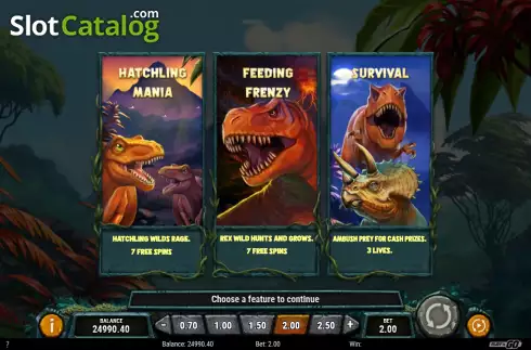 Οθόνη9. Raging Rex 3 Κουλοχέρης 