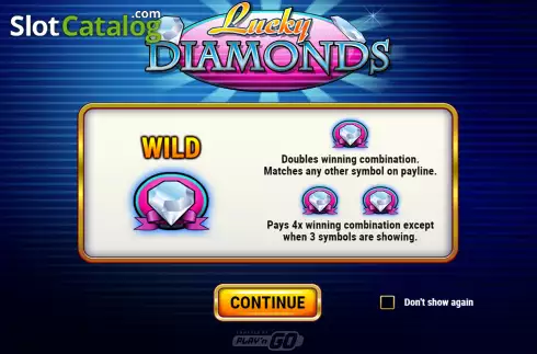 Οθόνη2. Lucky Diamonds Κουλοχέρης