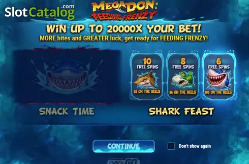 Οθόνη2. Mega Don Feeding Frenzy Κουλοχέρης