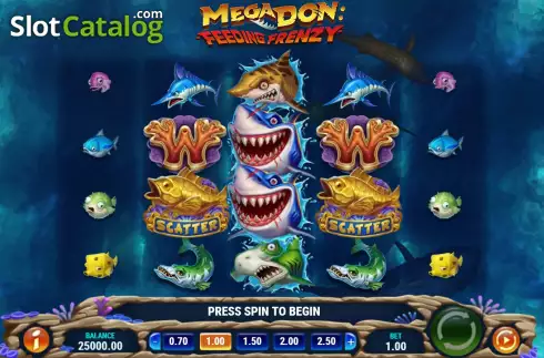Οθόνη3. Mega Don Feeding Frenzy Κουλοχέρης