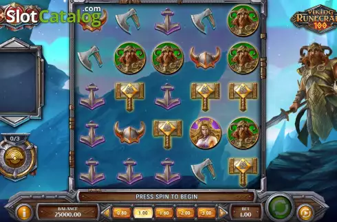 Οθόνη3. Viking Runecraft 100 Κουλοχέρης