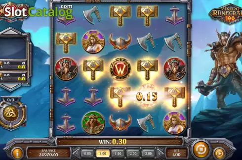 Οθόνη4. Viking Runecraft 100 Κουλοχέρης