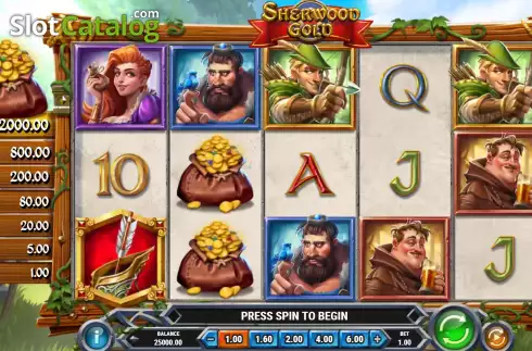 Οθόνη3. Sherwood Gold Κουλοχέρης