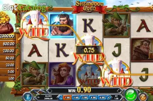 Οθόνη5. Sherwood Gold Κουλοχέρης