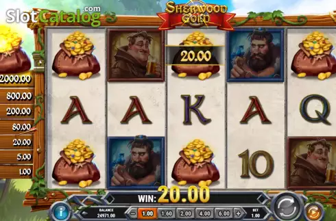 Οθόνη6. Sherwood Gold Κουλοχέρης