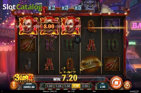 Οθόνη3. 3 Clown Monty 2 Κουλοχέρης