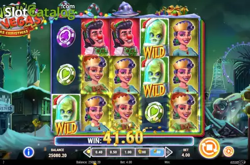 Οθόνη3. Invading Vegas Las Christmas Κουλοχέρης 