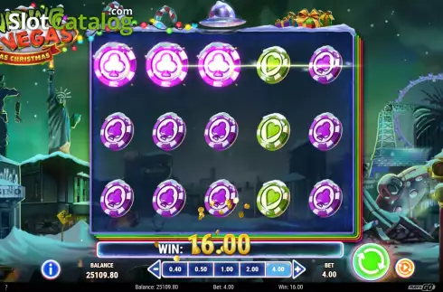 Οθόνη4. Invading Vegas Las Christmas Κουλοχέρης 