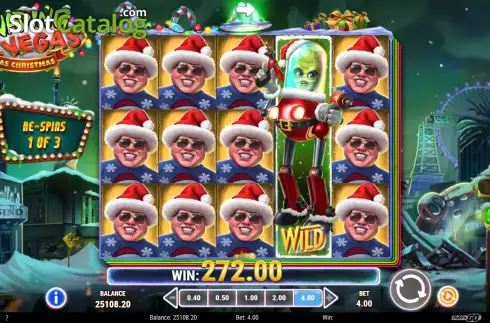 Οθόνη7. Invading Vegas Las Christmas Κουλοχέρης 
