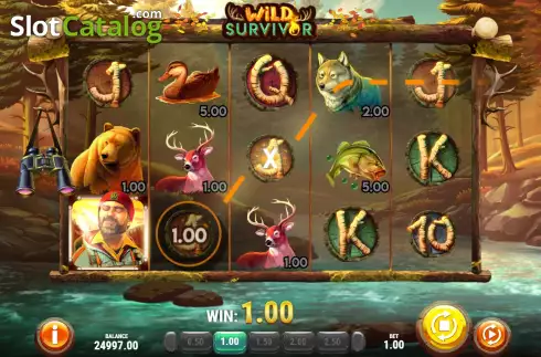 Οθόνη4. Wild Survivor Κουλοχέρης