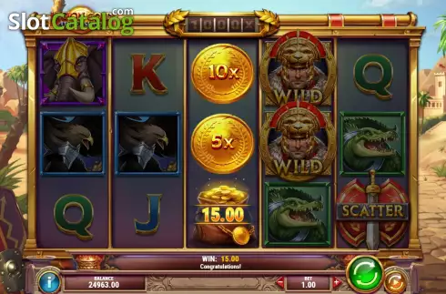 Οθόνη5. Legion Gold Unleashed Κουλοχέρης