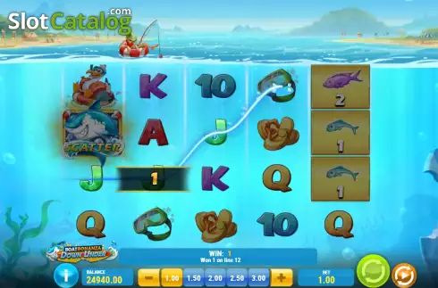Οθόνη5. Boat Bonanza Down Under Κουλοχέρης 