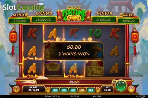 Οθόνη3. Gold of Fortune God Κουλοχέρης