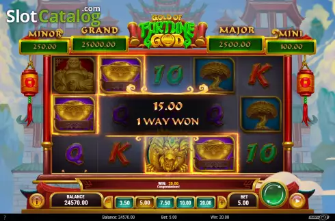 Οθόνη6. Gold of Fortune God Κουλοχέρης