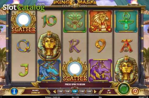 Οθόνη2. King’s Mask Eclipse of Gods Κουλοχέρης