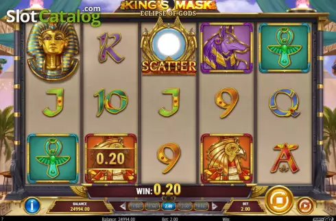 Οθόνη3. King’s Mask Eclipse of Gods Κουλοχέρης