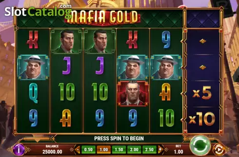 Οθόνη3. Mafia Gold Κουλοχέρης 