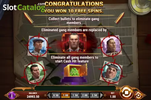 Οθόνη7. Mafia Gold Κουλοχέρης 