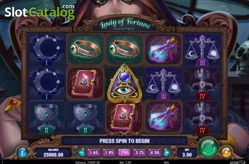 Οθόνη2. Lady of Fortune Remastered Κουλοχέρης