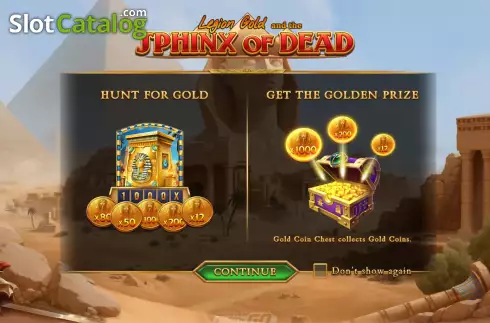 Οθόνη2. Legion Gold and the Sphinx of Dead Κουλοχέρης