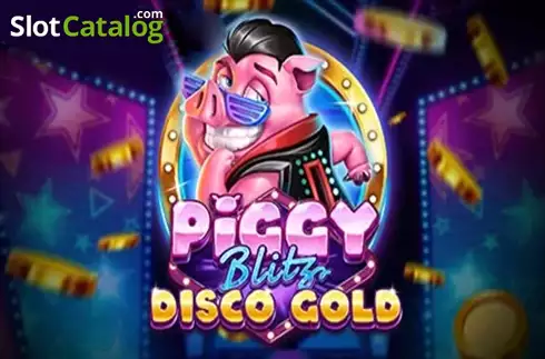 Piggy Blitz Disco Gold Λογότυπο Piggy Blitz Disco Gold Λογότυπο