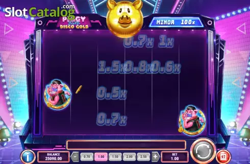 Οθόνη6. Piggy Blitz Disco Gold Κουλοχέρης