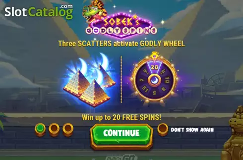 Οθόνη2. Sobek’s Godly Spins Κουλοχέρης