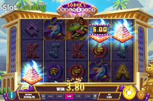 Οθόνη7. Sobek’s Godly Spins Κουλοχέρης