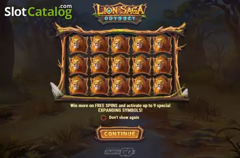 Οθόνη2. Lion Saga Odyssey Κουλοχέρης