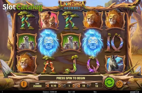 Οθόνη3. Lion Saga Odyssey Κουλοχέρης
