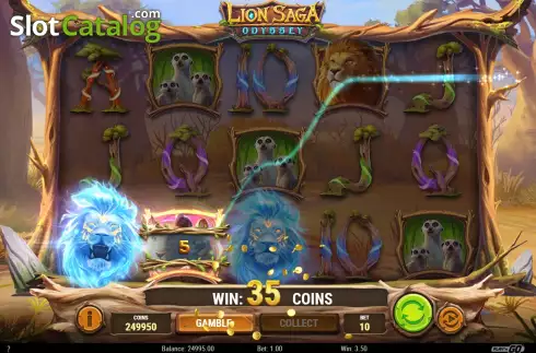 Οθόνη5. Lion Saga Odyssey Κουλοχέρης