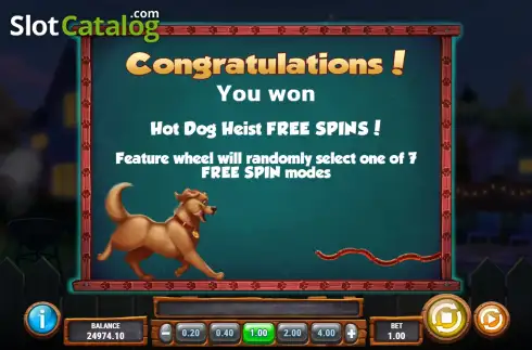 Οθόνη7. Hot Dog Heist Κουλοχέρης 