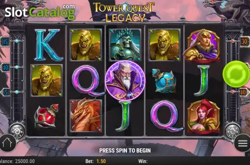 Οθόνη2. Tower Quest Legacy Κουλοχέρης