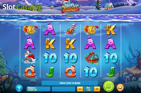 Οθόνη3. Boat Bonanza Christmas Κουλοχέρης 