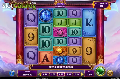 Οθόνη2. Legacy of Gems Blitzways Κουλοχέρης