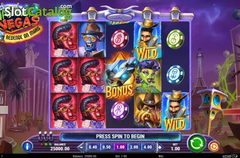 Οθόνη2. Invading Vegas Revenge on Mars Κουλοχέρης