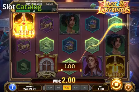 Οθόνη6. Loot & Labyrinths Κουλοχέρης