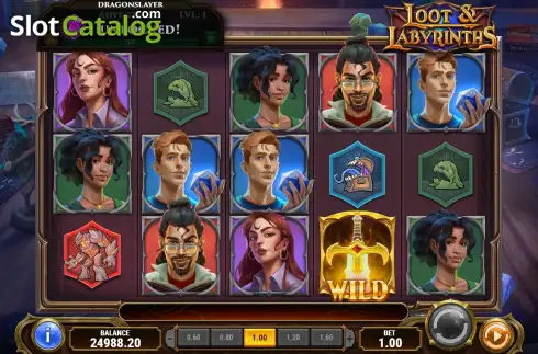 Οθόνη7. Loot & Labyrinths Κουλοχέρης