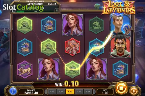 Οθόνη8. Loot & Labyrinths Κουλοχέρης