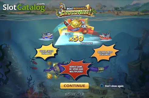Οθόνη2. Boat Bonanza CrocoNile! Κουλοχέρης