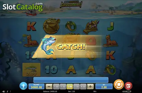 Οθόνη7. Boat Bonanza CrocoNile! Κουλοχέρης
