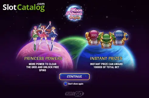 Οθόνη2. Moon Princess Origins Κουλοχέρης